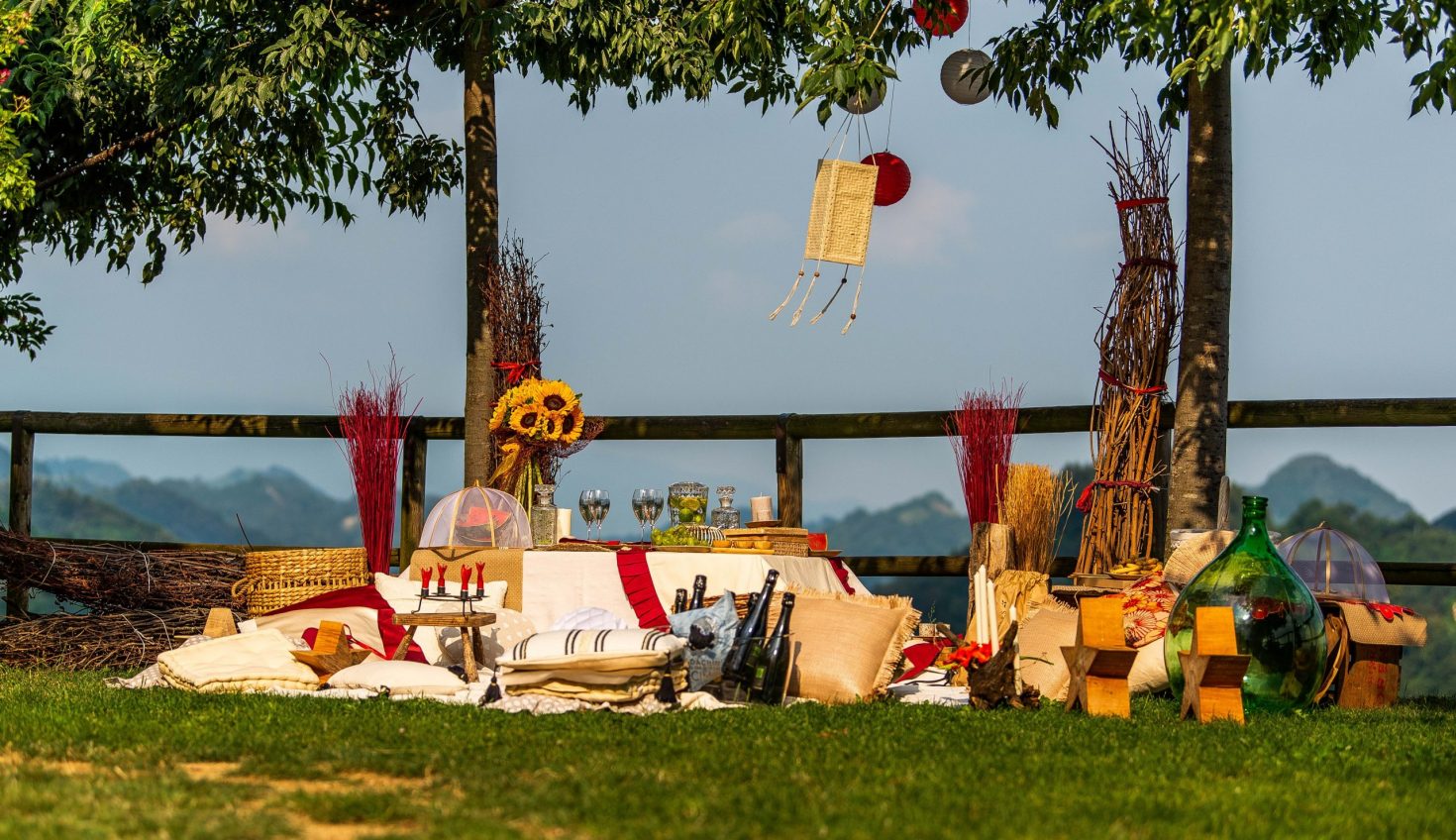 Picnic nelle Prealpi Trevigiane.